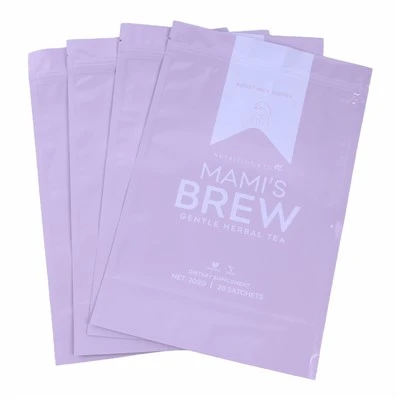 Bolsas de papel de aluminio para polvo sustitutivo de comidas